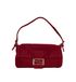 Corduroy Baguette, £475, Handbags, Red, Velvet, Front view